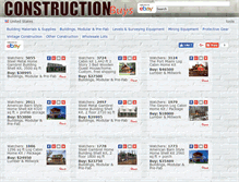 Tablet Screenshot of constructionbuys.com